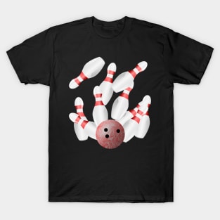 Ten Pin Bowling Strike T-Shirt